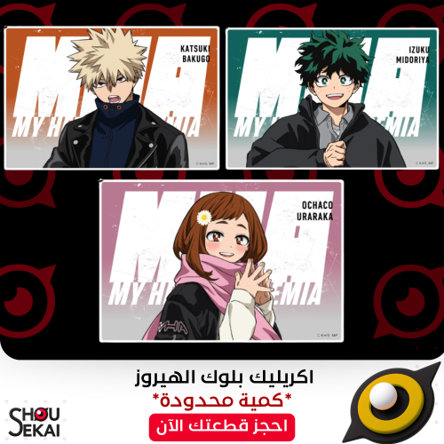 Hero Academia - Special Shop HEROES Acrylic Block