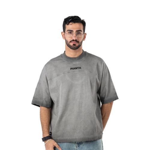gray T-shirt Oversize