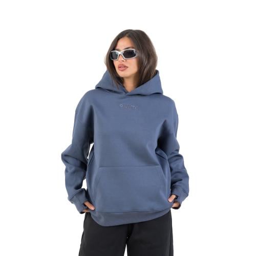 Steel blue Hoodie Oversize
