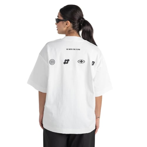 white T-shirt Oversize