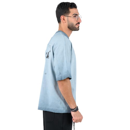 Blue T-shirt Oversize
