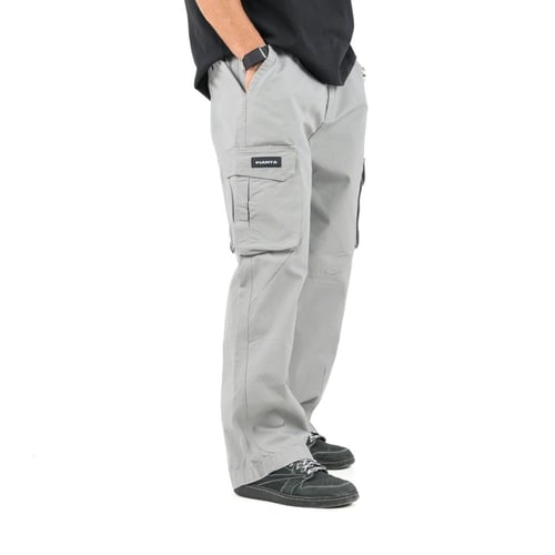 gray cargo pants