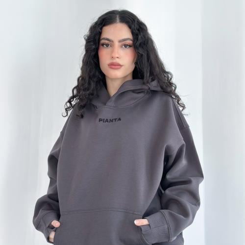dark gray hoodie Oversize