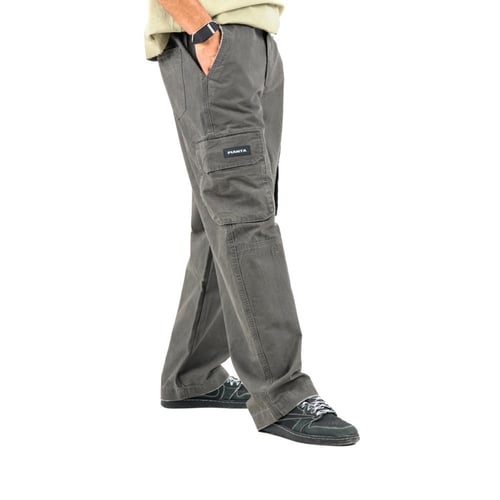 Dark gray cargo pants
