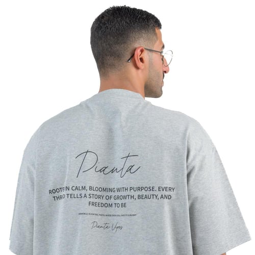 Gray T-shirt Oversize