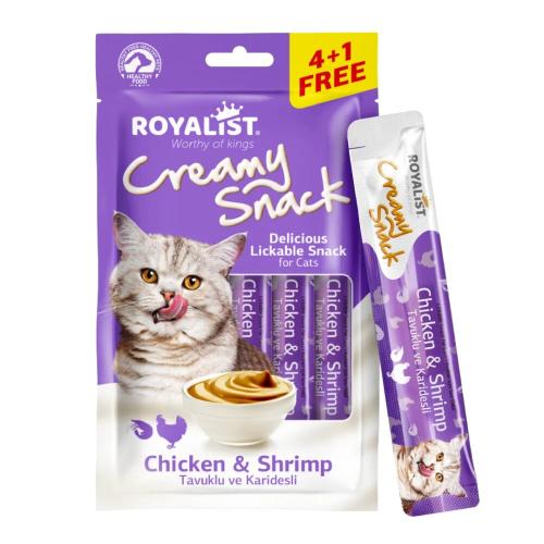 Royalist Cat Creamy Snack Pack Chicken & Shrimp