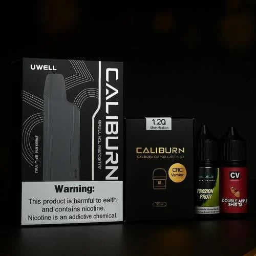 Caliber GZ2 device package and box with coil and m...