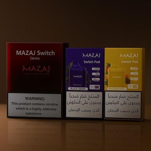 Mood device package switch and 2 pods 12000 puffs