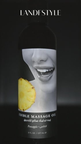 زيت تدليك صالح للتذوق أناناس