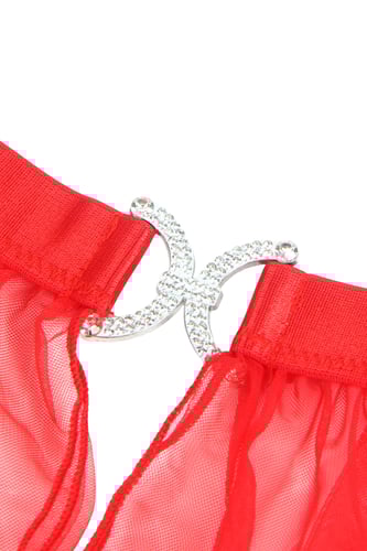 طقم لانجري تيدي دانتيل