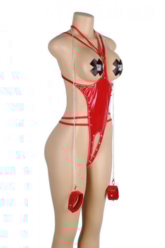 لانجري جلد أحمر