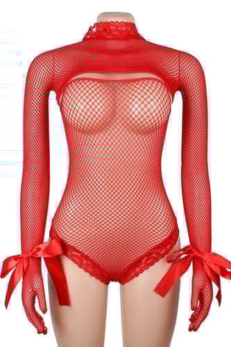 لانجري بودي سوت بأكمام طويلة