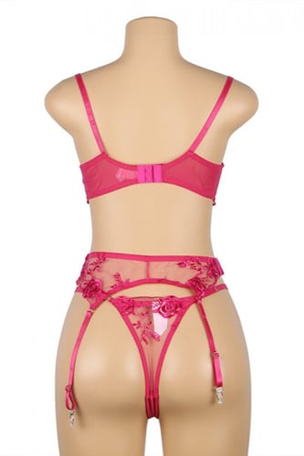 طقم لانجري زهري