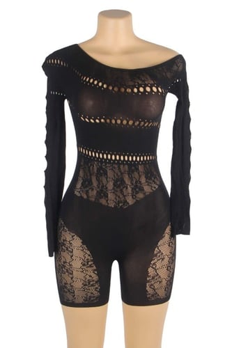 جمب سوت لانجري شبكي