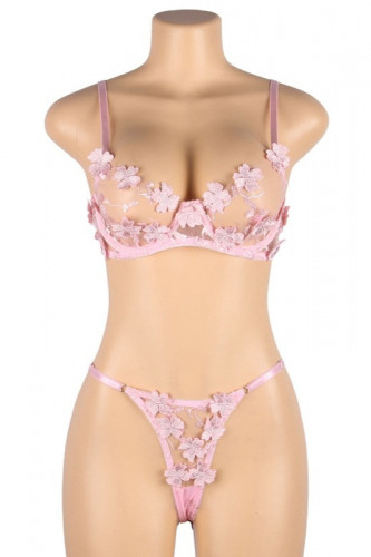 طقم لانجري زهري