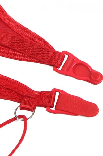 طقم لانجري أحمر