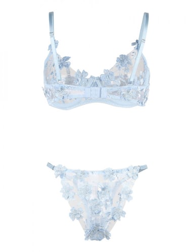 طقم لانجري سماوي