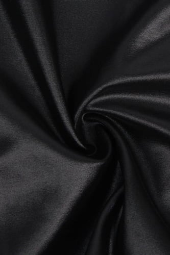 فستان جلد أسود