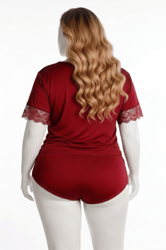 طقم نوم نسائي قطعتين