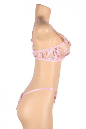 طقم لانجري زهري