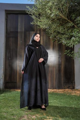 عباية ديم – فخامة الدبل شيفون بتصميم ناعم