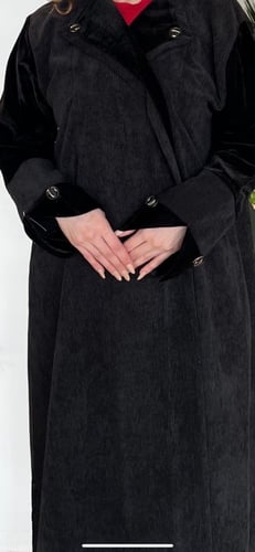 عباية شتوية سوداء