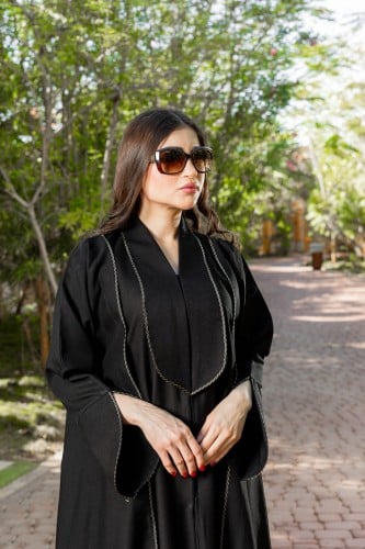 عباية تحديد قيطان ملون