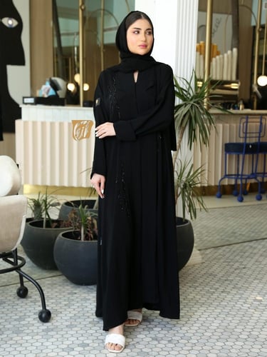 عباية شك اسود ريفان شك