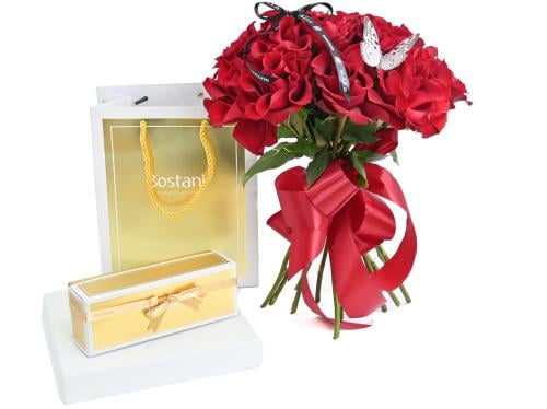 فراشة حب + شوكلت بستاني