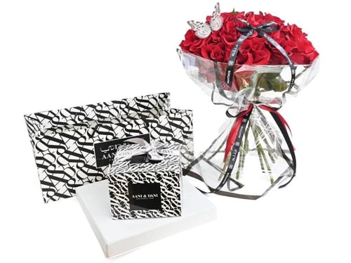 فراشة الورد + شوكلت بستاني