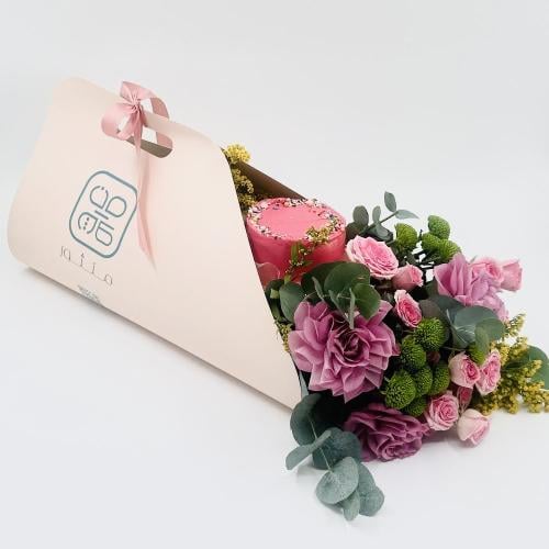 باقة حامل الكيك