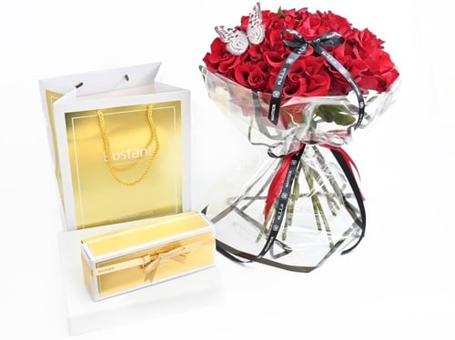 فراشة الورد + شوكلت بستاني