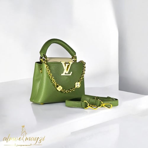 حقيبة يد من لويس فيتون هاي كوالتي باللون الاخضر