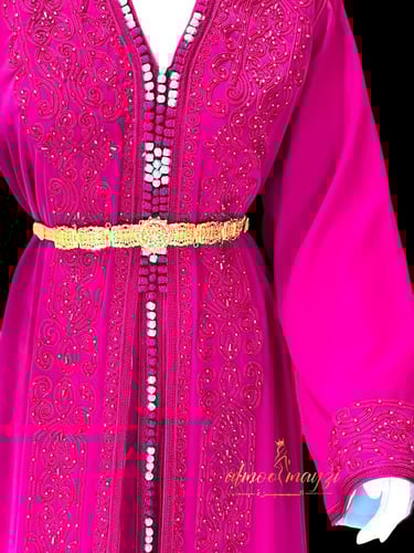 تكشيطة الاميره باللون الفوشي