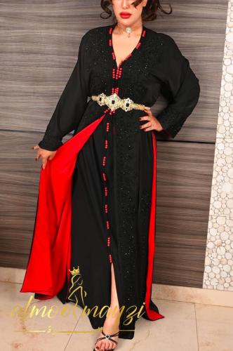 تكشيطة الأميره باللون الاسود الملكي