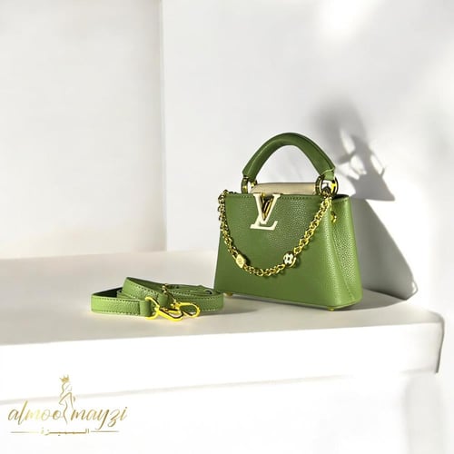 حقيبة يد من لويس فيتون هاي كوالتي باللون الاخضر