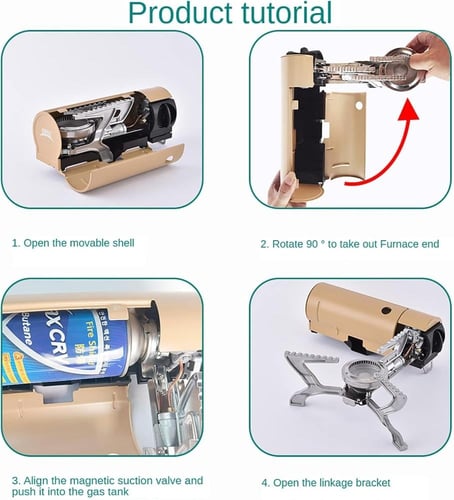 موقد محمول قابل للطي