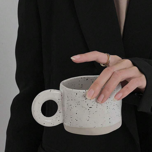 كوب سيراميك - أبيض 280ml