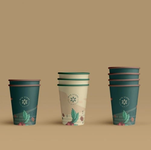 اكواب وتر الورقية - 9 اونص