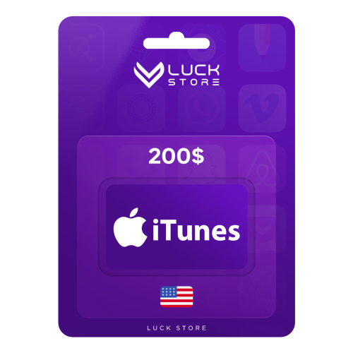 ايتونز 200$ امريكي