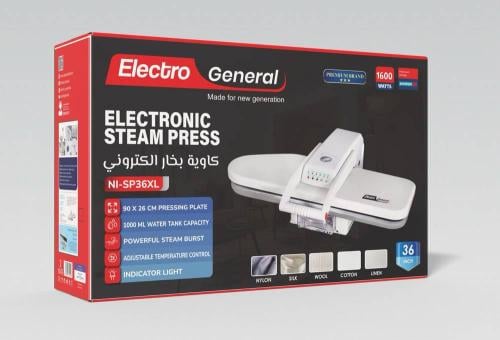 كاوية كبس الكتروجنرال بخار 36 انشNI-SP36XL