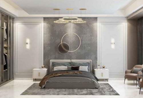 تصميم غرفة نوم ماستر 40م2 او اقل