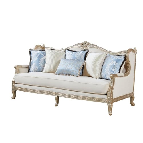 طقم كنب كلاسيكي مكون من 7 مقاعد مع طقم طاولة