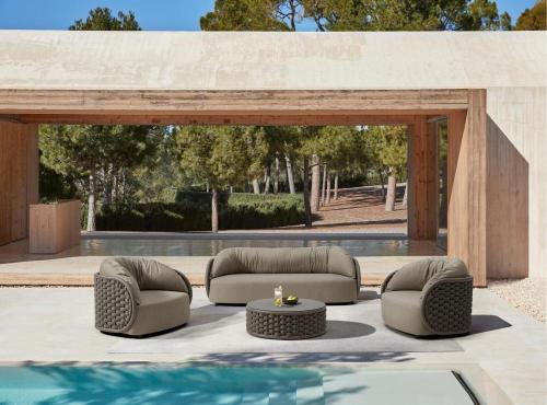 طقم أريكة خارجية من موجو مكون من 5 قطع