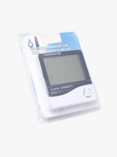 ميزان حرارة الجو والرطوبة الالكتروني