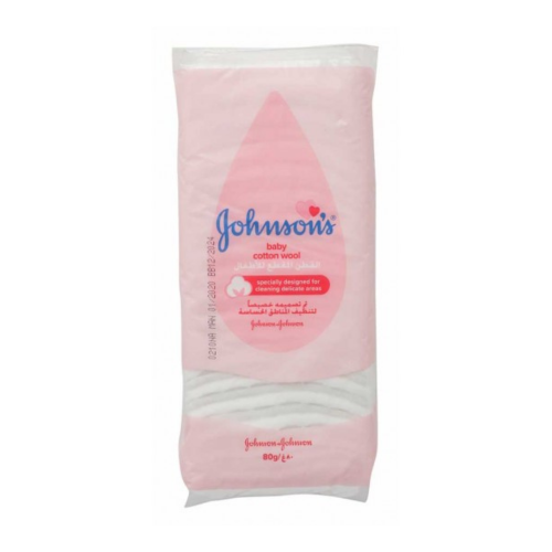 جونسون قطن نقي 80 عبوه مقطع Johnson's Baby Cotton...