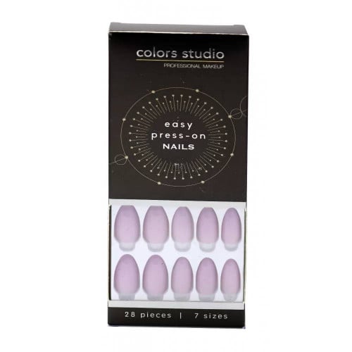 كولورز ستوديو اظافر صناعية لاصقة 28 قطعة 7 مقاسات...