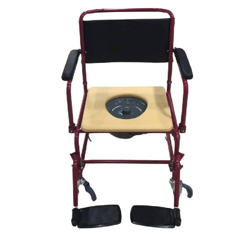 كرسي حمام احمر بكفر صغير 20 انش bathroom chair wit...