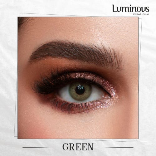 عدسات ليمونوس شهرية لون جرين luminous lenses shade...
