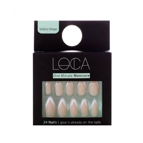 لوكا اظافر صناعية شكل الستليتو رقم 15 loca nail st...